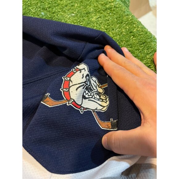 Gonzaga Bulldogs jersey mens large blue red Kobe sportswear hockey team issue 22 - Picture 7 of 13